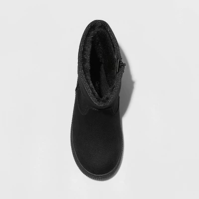 Toddler Girls' Pip Shearling Style Boots - Cat & Jack™ 2 Toddler Girls' Pip Shearling Style Boots - Cat & Jack™ - Image 2