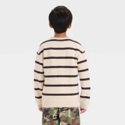 Boys' Fleece Striped Sweatshirt - Cat & Jack™