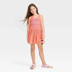Girls' Solid Crochet Swimsuit Cover Up Dress - Cat & Jack™ -CAT & JACK Shop GUEST a89621ca 5969 4ad5 ab30 e4fbf4013fc5