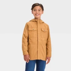 Boys' Solid Jacket - Cat & Jack™ Tan -CAT & JACK Shop GUEST a9136e92 7345 4fc9 9258 89e57a68f9f9