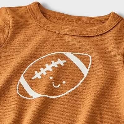 Baby Tiny Tailgator T-Shirt & Bloomer Set - Cat & Jack™ Brown 2 Baby Tiny Tailgator T-Shirt & Bloomer Set - Cat & Jack™ Brown - Image 2