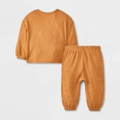 Baby Boys' 2pc Cozy Thermal Sweatshirt & Jogger Pants Set - Cat & Jack™