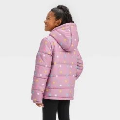 Girls' Abstract Puffer Jacket - Cat & Jack™