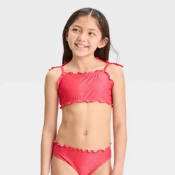 Girls' Sparkle & Shine Bikini Set - Cat & Jack™ Red -CAT & JACK Shop GUEST b2342108 f28d 4242 8aab 2a848790908b