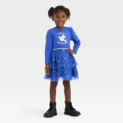 Toddler Girls' Dove Tutu Dress - Cat & Jack™ Blue -CAT & JACK Shop GUEST b46db910 0781 495b 9b45 03ce1d2540df