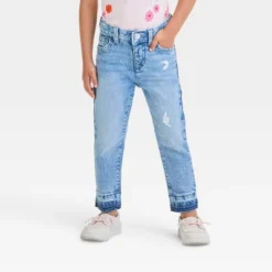 Toddler Straight Released Hem Jeans - Cat & Jack™ Blue 5 Toddler Straight Released Hem Jeans - Cat & Jack™ Blue -CAT & JACK Shop GUEST b54f6a96 7916 4ba0 98c7 f9df36e78c1a