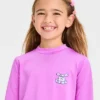 Girls' Animal Icon Printed Rash Guard Swim Top - Cat & Jack™ Purple -CAT & JACK Shop GUEST b605d1d0 b4c9 4cf9 a2e0 2a02651d6f78