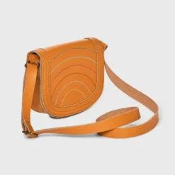 Girls' Rainbow Saddle Crossbody Bag - Cat & Jack™ Brown