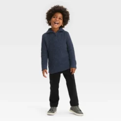 Toddler Boys' Mock Neck Sweater - Cat & Jack™ Navy Blue -CAT & JACK Shop GUEST bb3a8493 8b84 482f b2eb 0137d90d9a67