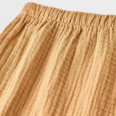 Baby Boys' Striped Henley Gauze Shorts Set - Cat & Jack™ Blue 3 Baby Boys' Striped Henley Gauze Shorts Set - Cat & Jack™ Blue - Image 3