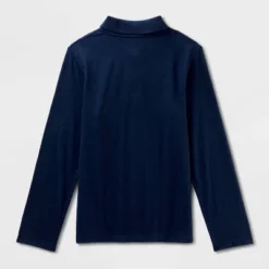 Boys' Adaptive Long Sleeve Uniform Polo Shirt - Cat & Jack™