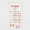 Girls' 20pk Earring Set - Cat & Jack™: Nickel-Free, Post Closure, Stud & Hoop Styles -CAT & JACK Shop GUEST bcb2f7ab 4b9f 4505 b071 9121b3af27f9