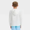 Boys' Solid Zip-Up Cover Up Top - Cat & Jack™ White