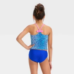 Girls' Leopard Spot Printed Tankini Set - Cat & Jack™ Blue -CAT & JACK Shop GUEST bf07330c 0edf 4ffc ab6c 37ccd1b8f621