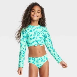 Girls' 'Wild Star' Long Sleeve Bikini Set - Cat & Jack™ -CAT & JACK Shop GUEST bf37cceb c735 4174 be67 188317888110