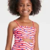 Girls' Striped Star One Piece Swimsuit - Cat & Jack™