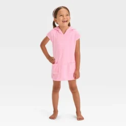 Toddler Girls' Towel Terry Hooded Cover Up Dress - Cat & Jack™ -CAT & JACK Shop GUEST c044850e fea9 4d6c 80c7 0d8aed21d10d