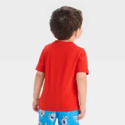 Toddler Boys' Short Sleeve Rash Guard Top - Cat & Jack™ Red