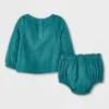 Baby Girls' Gauze Clipspot Ruffle Yoke Top & Bottom Set - Cat & Jack™ Dark Green 8 Baby Girls' Gauze Clipspot Ruffle Yoke Top & Bottom Set - Cat & Jack™ Dark Green -CAT & JACK Shop GUEST c6e93f50 0448 470b a5e2 65919d4f0709