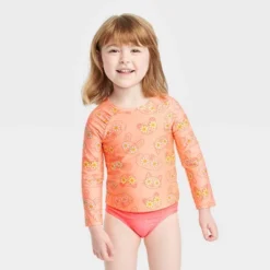 Toddler Girls' Floral Rash Guard Set - Cat & Jack™ Orange -CAT & JACK Shop GUEST c7787b5c 6bee 49ef 8199 55c854bc1a04