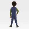 Toddler Boys' Long Sleeve Fleece Crewneck And Jogger Pants Set - Cat & Jack™ Navy Blue