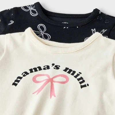 Baby Girls' 3pc Top & Bottom Set - Cat & Jack™ 2 Baby Girls' 3pc Top & Bottom Set - Cat & Jack™ - Image 2