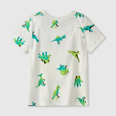 Toddler Boys' 3PK Dino T-Shirt - Cat & Jack™ Green 1 Toddler Boys' 3PK Dino T-Shirt - Cat & Jack™ Green