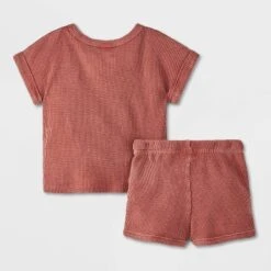 Baby Waffle Top & Bottom Set - Cat & Jack™