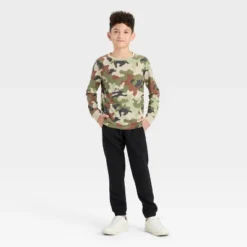 Boys' Long Sleeve Camo T-Shirt - Cat & Jack™ Khaki -CAT & JACK Shop GUEST cae61db1 db33 4fe1 95c0 86731b566a97