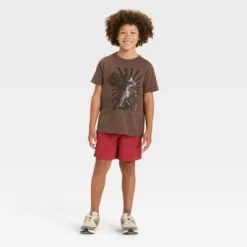 Boys' Short Sleeve Dinosaur Graphic T-Shirt - Cat & Jack™ Brown -CAT & JACK Shop GUEST cb19ab52 4c5f 483a 9a28 c5cf2c596697