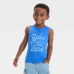 Toddler Boys' Short Sleeve Ride The Wave Tank Top - Cat & Jack™ Blue 7 Toddler Boys' Short Sleeve Ride The Wave Tank Top - Cat & Jack™ Blue -CAT & JACK Shop GUEST cb90fbc8 89b6 45ce b98e 08d6ac45dab6