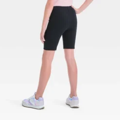 Girls' Ribbed Bike Shorts - Cat & Jack™