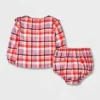 Baby Girls' Ruffle Plaid Top & Bottom Set - Cat & Jack™ Orange 8 Baby Girls' Ruffle Plaid Top & Bottom Set - Cat & Jack™ Orange -CAT & JACK Shop GUEST cda42fba 823e 47ca 930e 6b7c6cf45704
