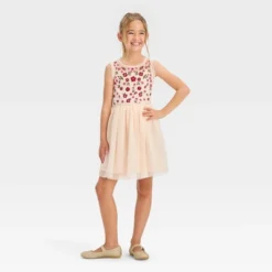 Girls' Sleeveless Embroidered Dress - Cat & Jack™ Ivory -CAT & JACK Shop GUEST ce5947f6 8752 46fb 9556 c9f3511934e2