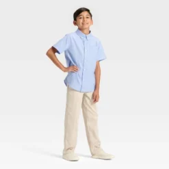 Boys' Short Sleeve Button-Down Shirt - Cat & Jack™ -CAT & JACK Shop GUEST cef61cde d90e 4523 b246 e9d3b62db4bc