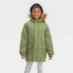 Girls' Solid Parka Jacket - Cat & Jack™ -CAT & JACK Shop GUEST d265ec4f d1e8 4beb bb94 1f89af332149