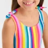 Girls' Festive Striped Bikini Set - Cat & Jack™