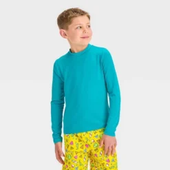 Boys' Solid Rash Guard Top - Cat & Jack™ Turquoise Green 5 Boys' Solid Rash Guard Top - Cat & Jack™ Turquoise Green -CAT & JACK Shop GUEST d4e5aa9e ae9e 4663 8932 dcc264c1244d