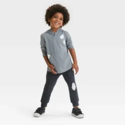Toddler Boys' Halloween Fleece Long Sleeve Top And Jogger Pants Set - Cat & Jack™ Gray -CAT & JACK Shop GUEST d6892b0f f471 4436 8167 b0f64f17c97e