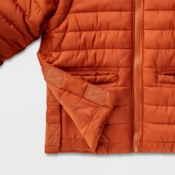 Toddler Adaptive Puffer Jacket - Cat & Jack™ Orange -CAT & JACK Shop GUEST d7a3fc56 7272 4d16 b033 27ad72b8f7ac