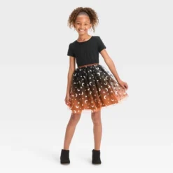 Girls' Short Sleeve Halloween Dress - Cat & Jack™ Black -CAT & JACK Shop GUEST d87e96af 4483 4f02 b240 c16b6adfe256