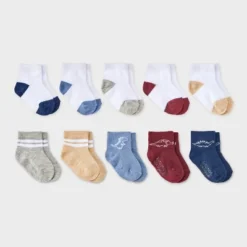 Toddler Boys' 10pk Dino Striped Ankle Socks - Cat & Jack™ 6 Toddler Boys' 10pk Dino Striped Ankle Socks - Cat & Jack™ -CAT & JACK Shop GUEST db34c233 b0fa 47e2 826b fd488f91fc4c