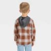 Toddler Boys' Long Sleeve Hooded Flannel Shirt - Cat & Jack™ -CAT & JACK Shop GUEST dbe886ad c0c9 4de6 b169 786dd1d1070f