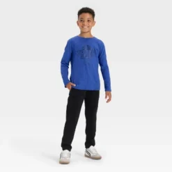 Boys' Long Sleeve 'Streetball Legend' Graphic T-Shirt - Cat & Jack™ Dark Blue -CAT & JACK Shop GUEST de01df38 2d27 4edb b883 a4caecef8d4d