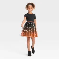 Girls' Short Sleeve Halloween Dress - Cat & Jack™ Black -CAT & JACK Shop GUEST dffdece2 f97d 4f99 934b 929242ca7344