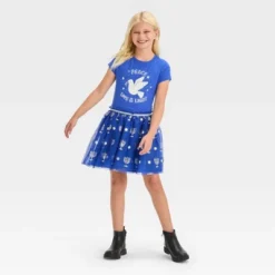 Girls' Hanukkah Tutu Skirt - Cat & Jack™ Cobalt Blue -CAT & JACK Shop GUEST e23e41f5 3d75 4f5f b063 5293bc73ac3a