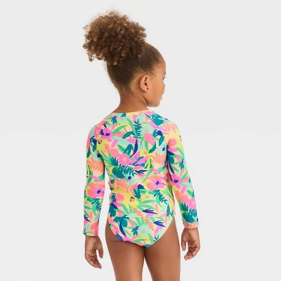 Toddler Girls' Rash Guard Set - Cat & Jack™ 2 Toddler Girls' Rash Guard Set - Cat & Jack™ - Image 2