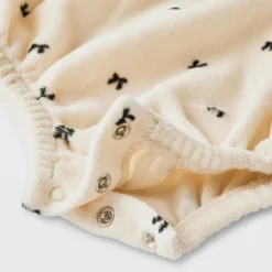 Baby Girls' Bow Printed Velour Romper - Cat & Jack™ -CAT & JACK Shop GUEST e5e8abf2 f2d1 457f 8c65 0036171c5e28