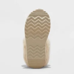 Girls' Lizzie Faux Fur Cuff Bootie Slippers - Cat & Jack™ -CAT & JACK Shop GUEST e6db65d5 ac2d 4d2b a8ea a8345e91ac08