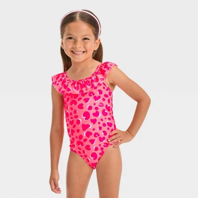 Toddler Girls' Ruffle One Piece Swimsuit - Cat & Jack™ 4 Toddler Girls' Ruffle One Piece Swimsuit - Cat & Jack™ - Image 4